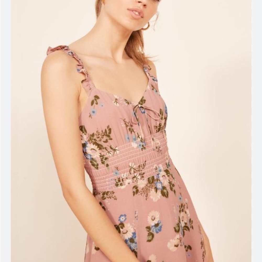 Reformation Elyse floral mini dress